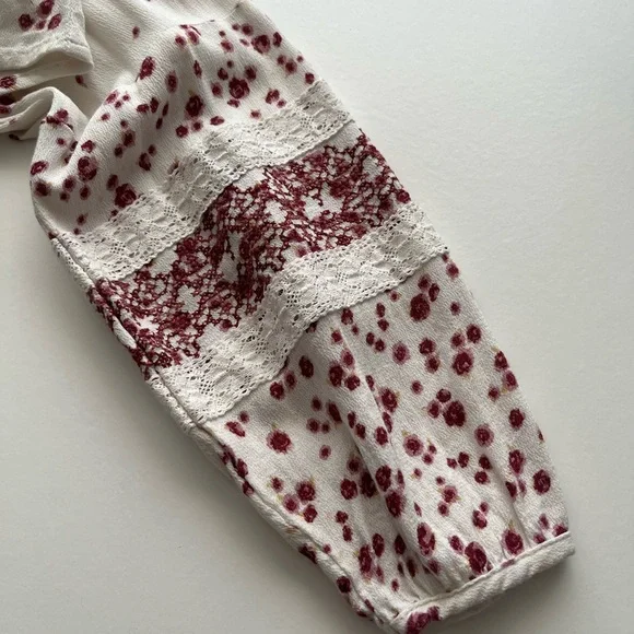 Knox Rose Boho Chic Embroidered Blouse Size S - Picture 12 of 16